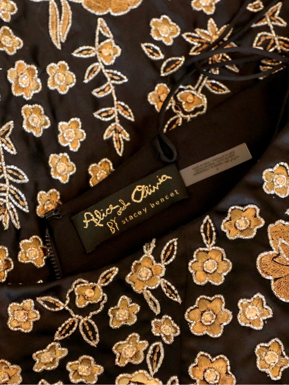 ALICE + OLIVIA DOMENICA EMBELLISHED GOWN - Picture 15 of 17